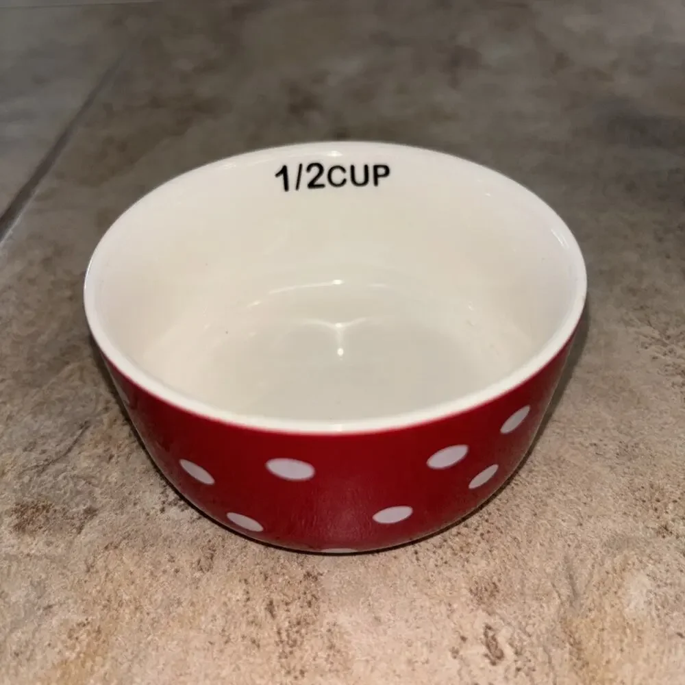 Christmas‎ Elf Nesting Measuring Cups Earthenware Ceramic